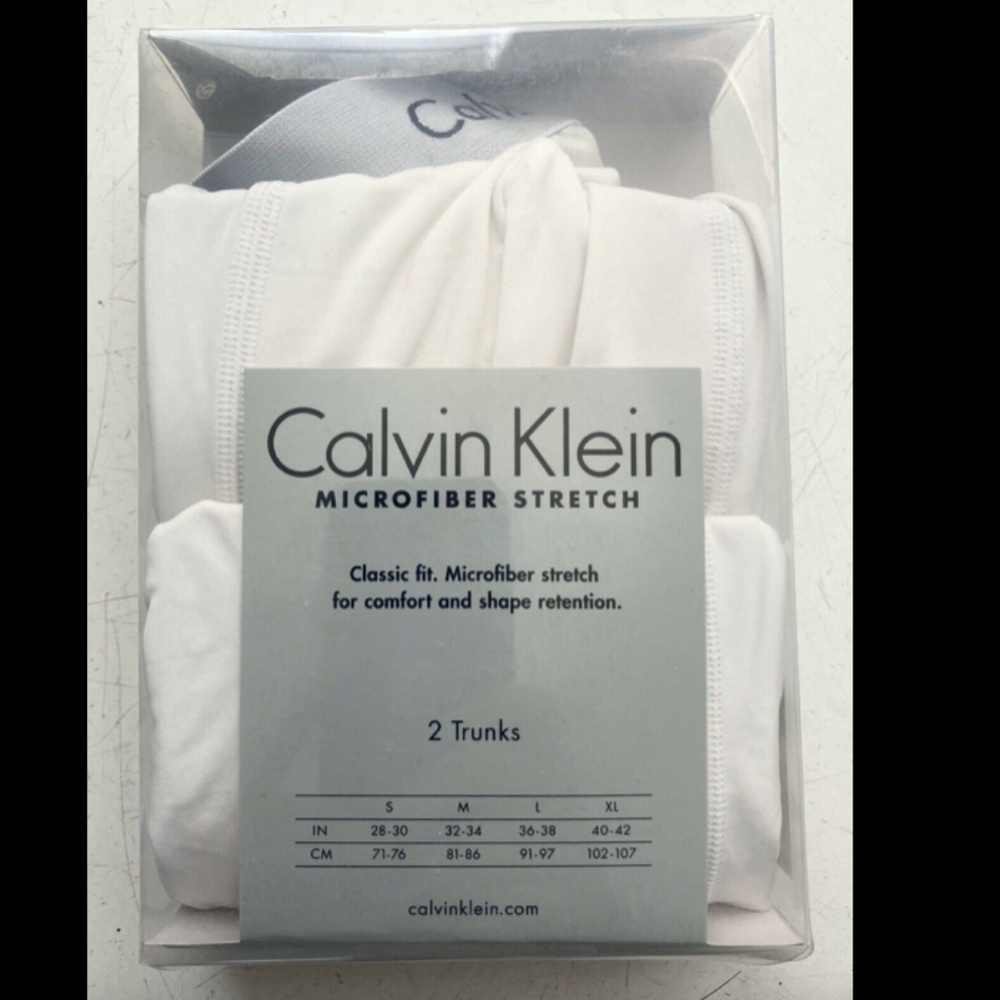 Calvin Klein New Nip Microfiber Stretch 2 Pack Wh… - image 2